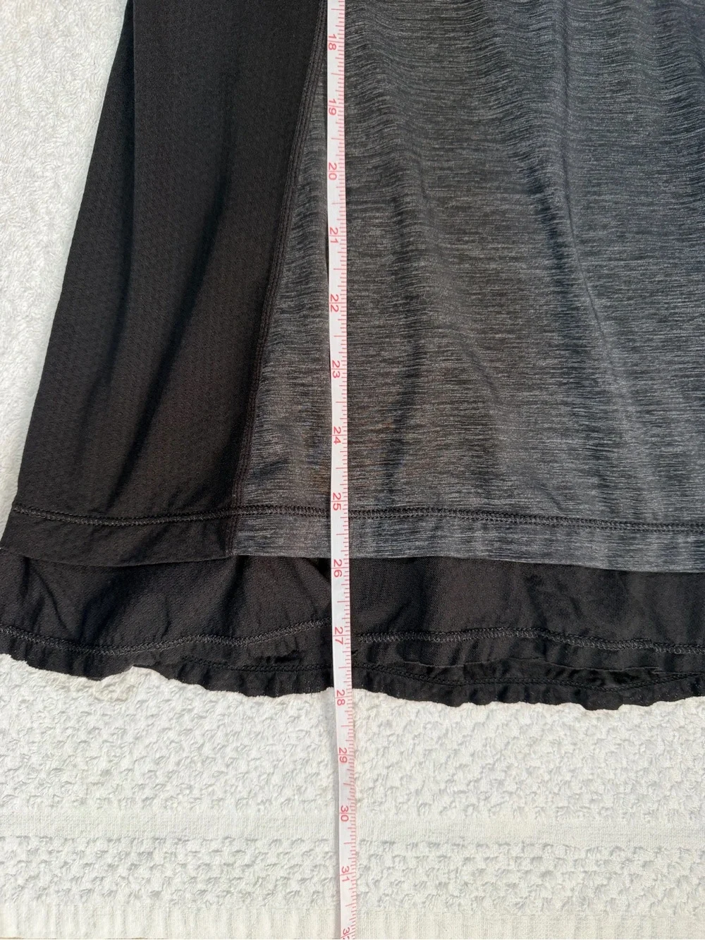 VTG Lululemon Run In The Sun Hooded Pullover Hoodie Ruffle Hem 2012 RARE W32815